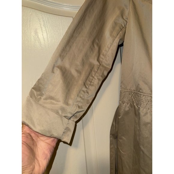 J. Jill tan trench coat size small - Picture 4 of 8